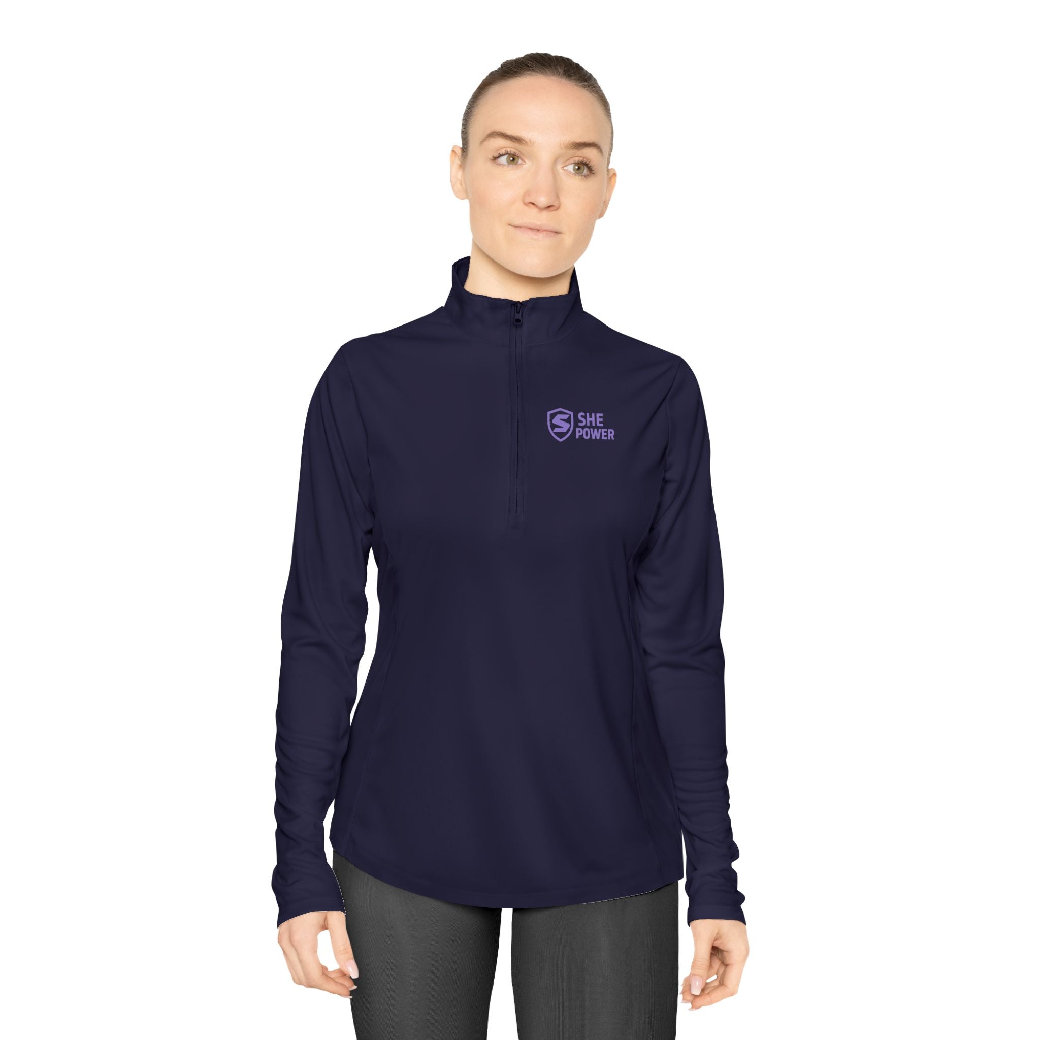 ShePower™ Ladies Quarter-Zip Pullover