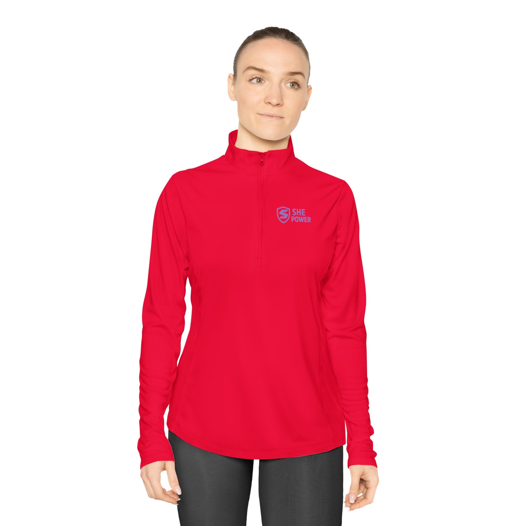 ShePower™ Ladies Quarter-Zip Pullover
