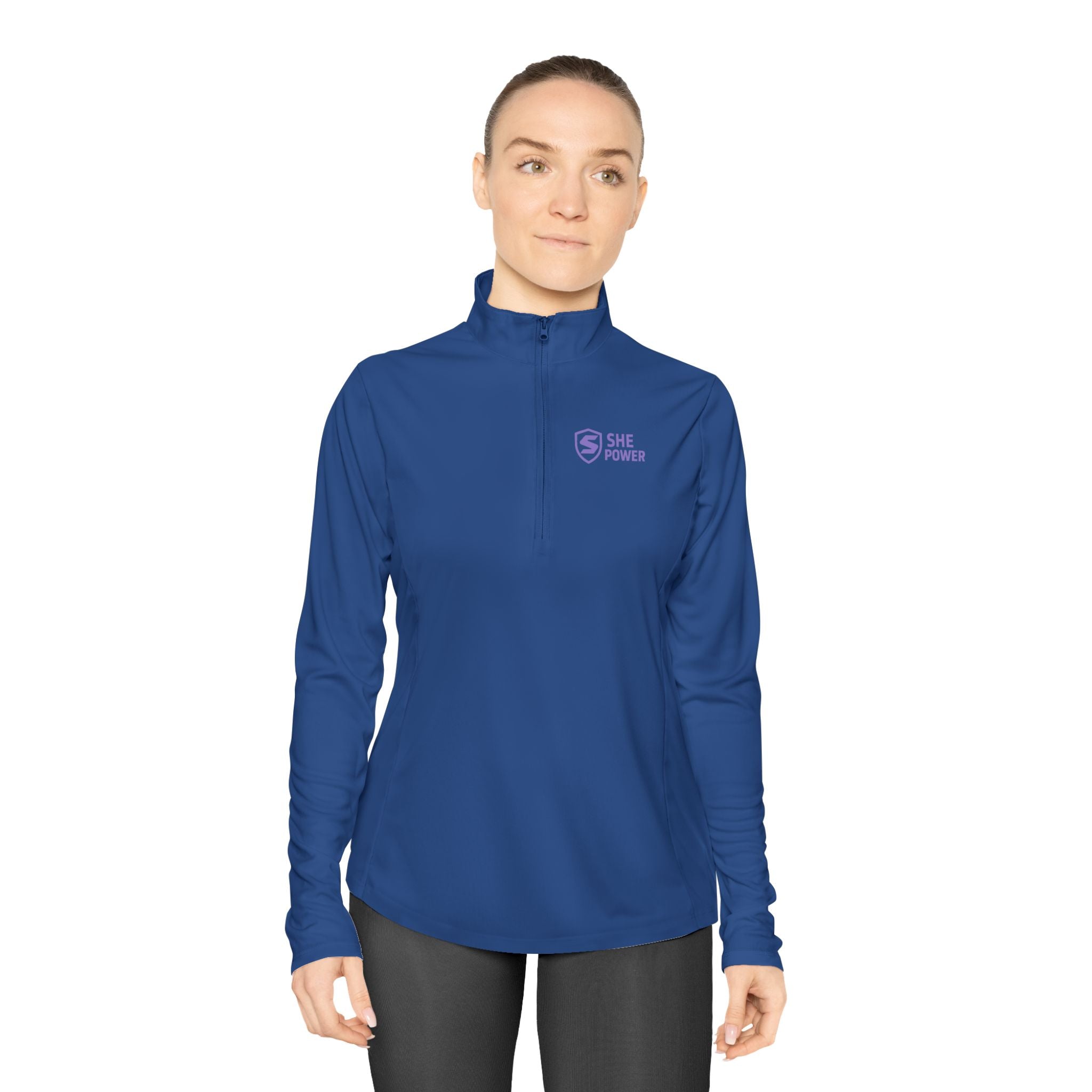 ShePower™ Ladies Quarter-Zip Pullover