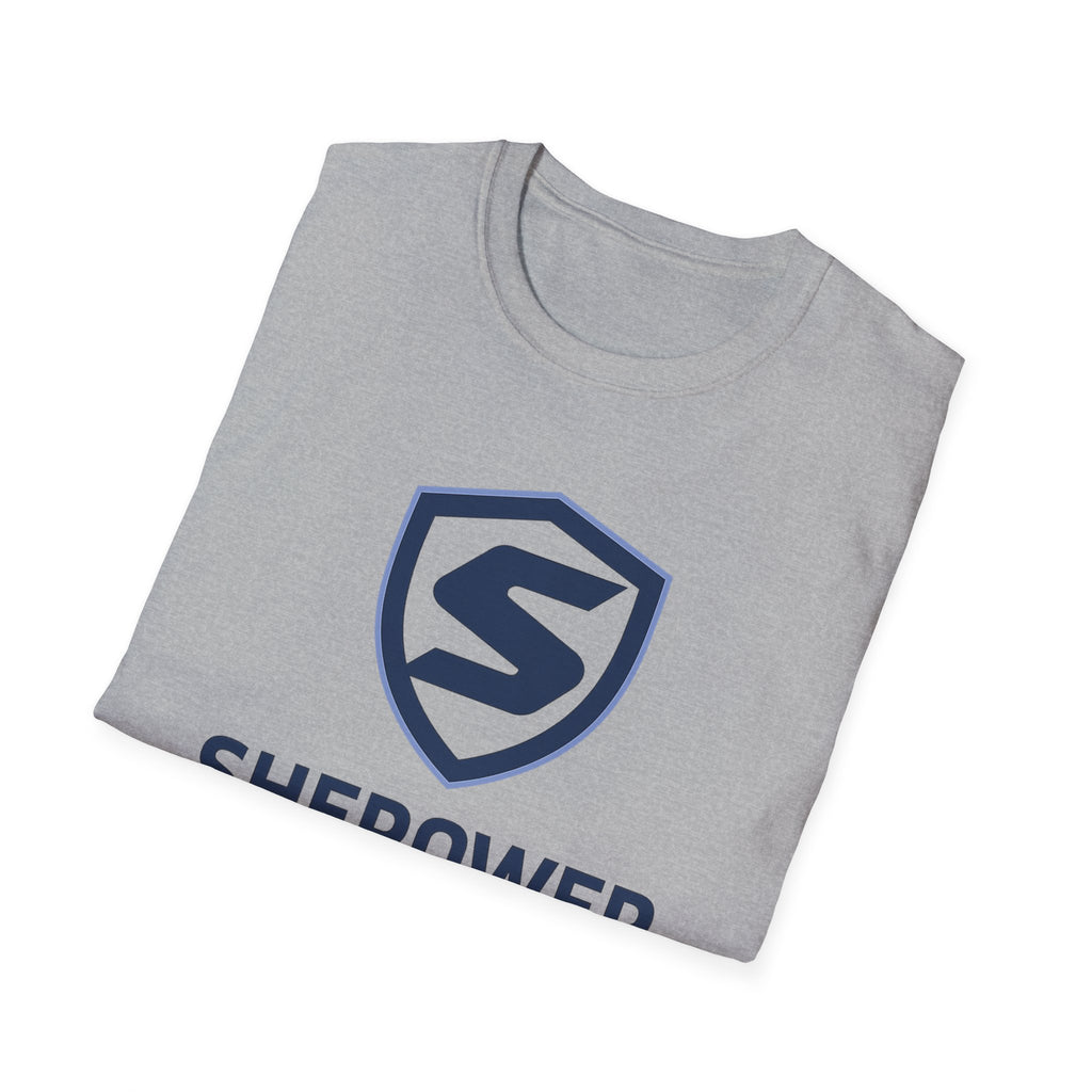 ShePower Shield T-Shirt — Empowerment Logo Tee