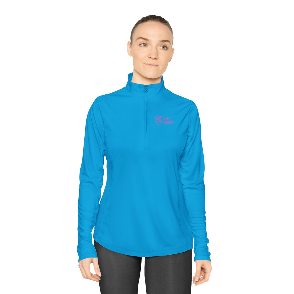ShePower™ Ladies Quarter-Zip Pullover