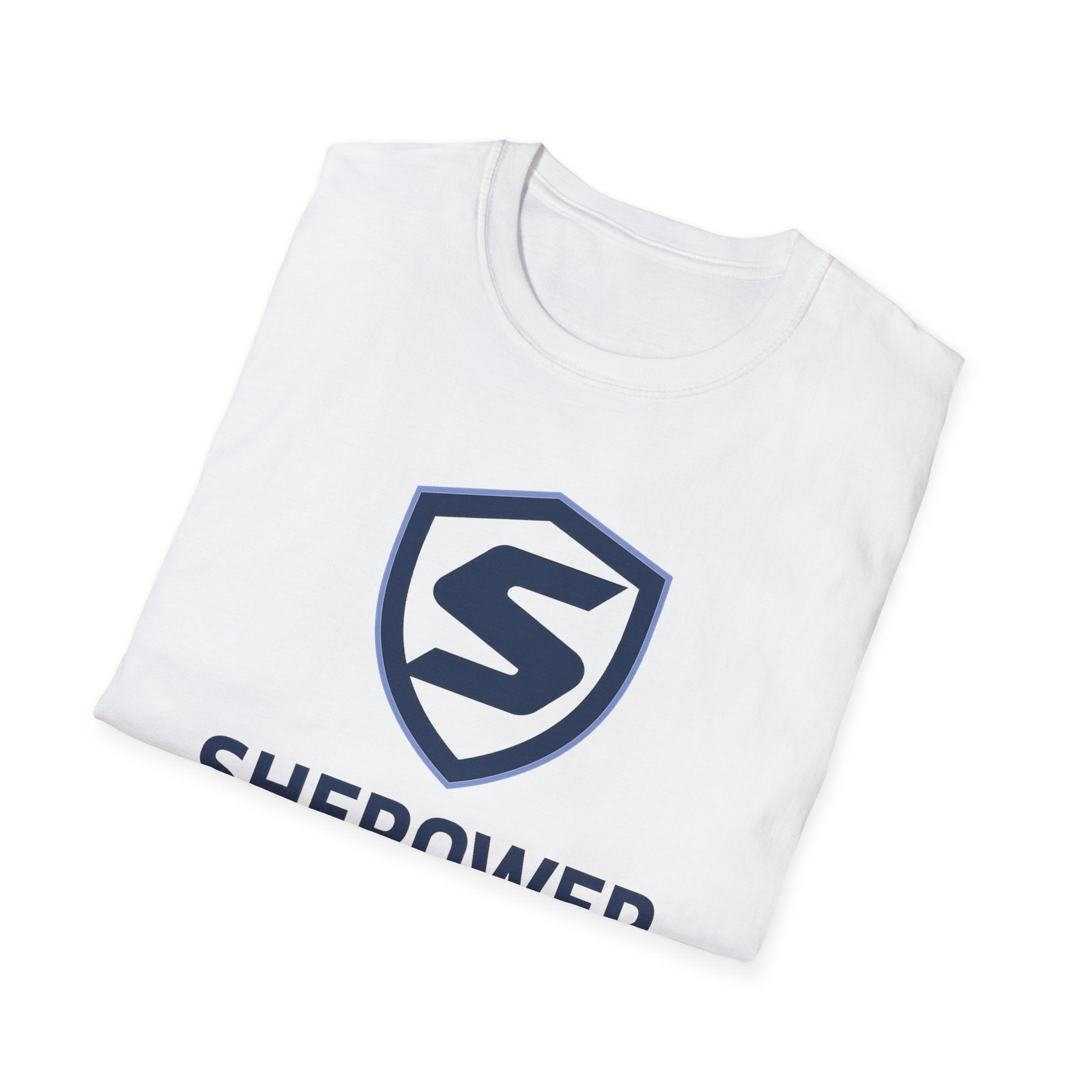 ShePower Shield T-Shirt — Empowerment Logo Tee