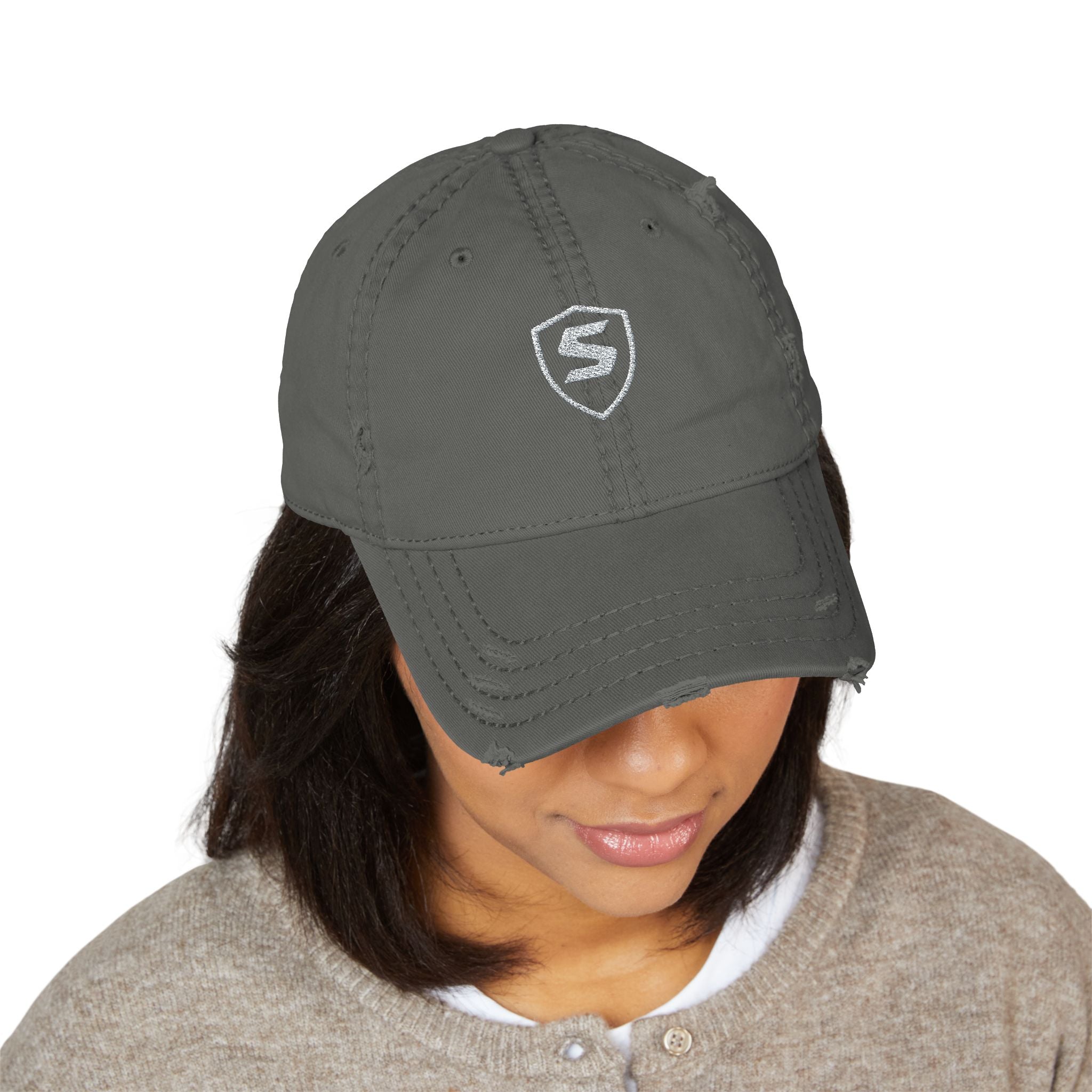 ShePower™ Distressed Cap (Embroidery)