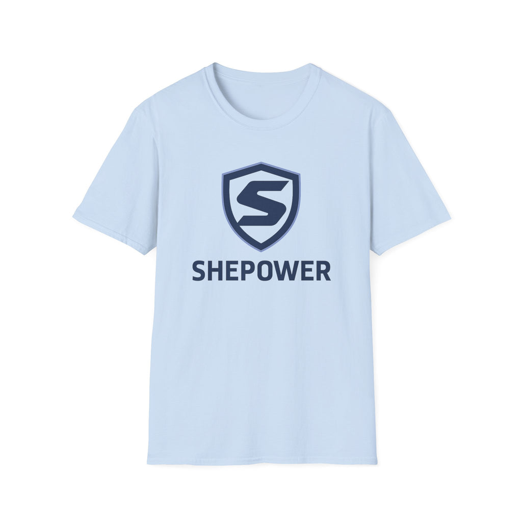 ShePower Shield T-Shirt — Empowerment Logo Tee