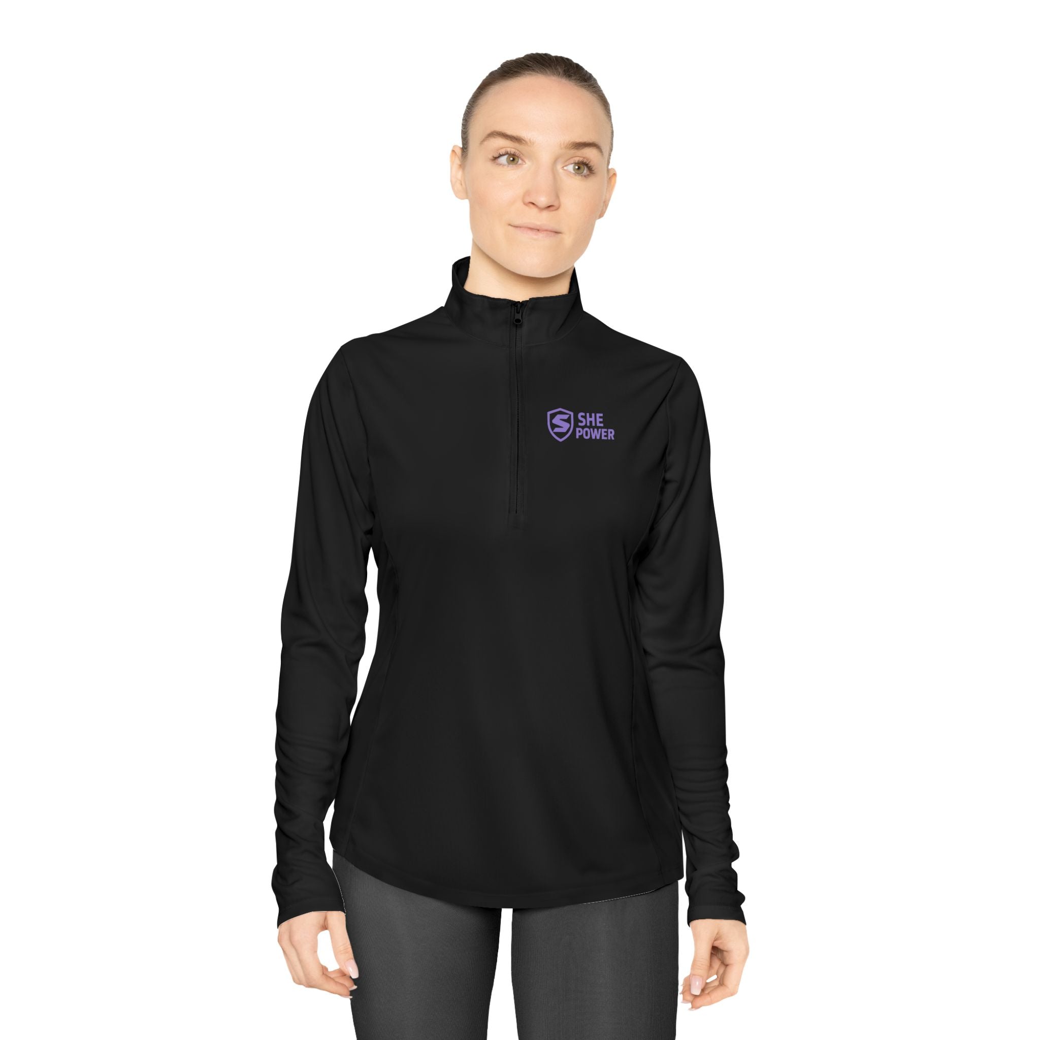 ShePower™ Ladies Quarter-Zip Pullover