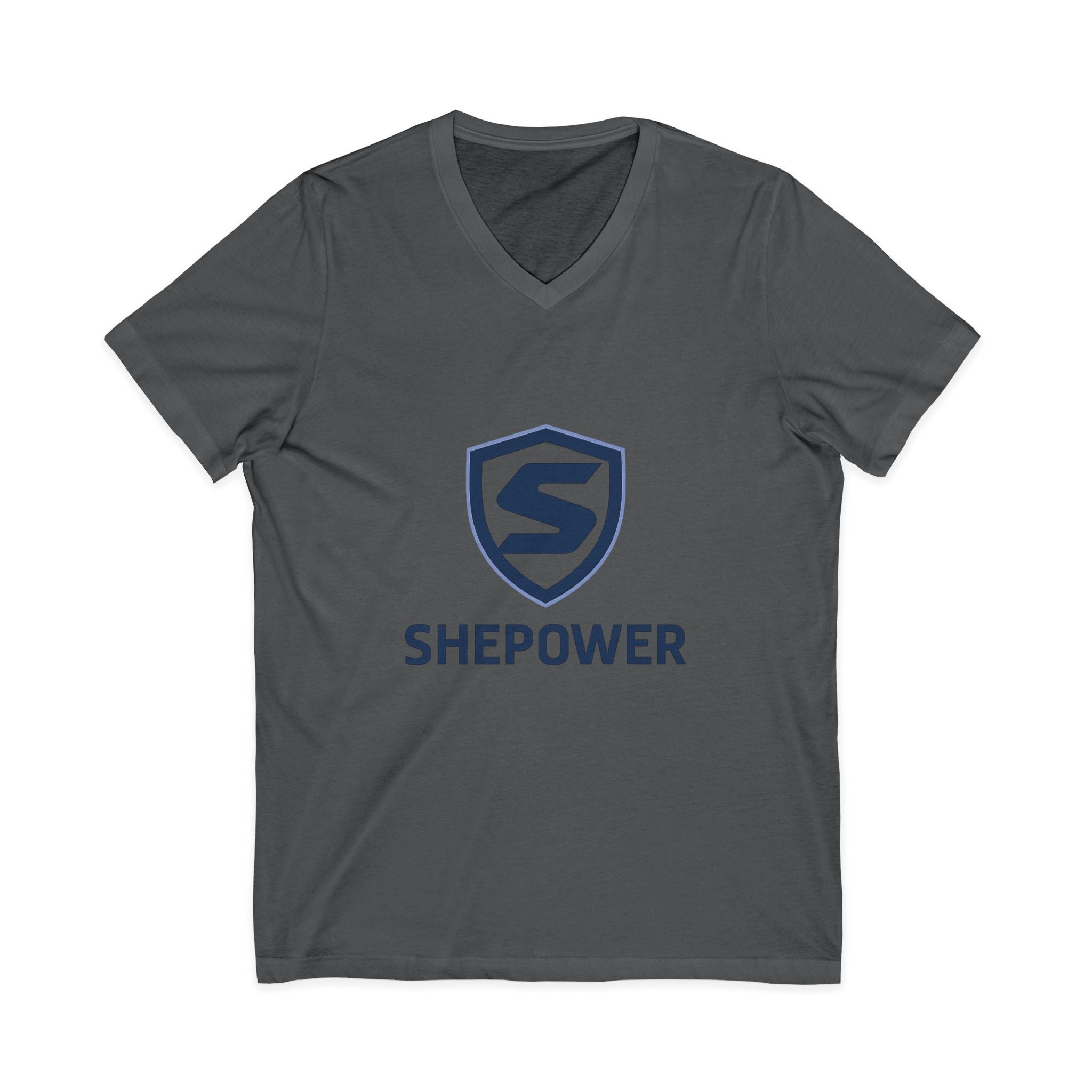 ShePower™ Performance V-Neck Tee for Fitness Enthusiasts