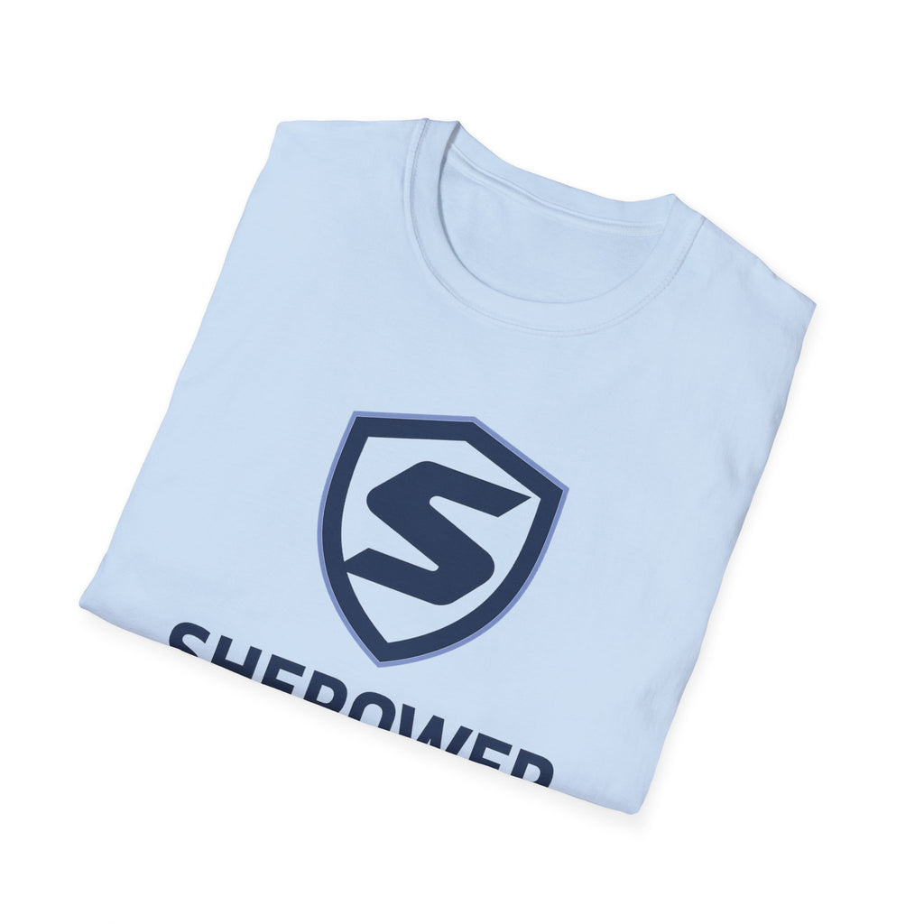 ShePower Shield T-Shirt — Empowerment Logo Tee
