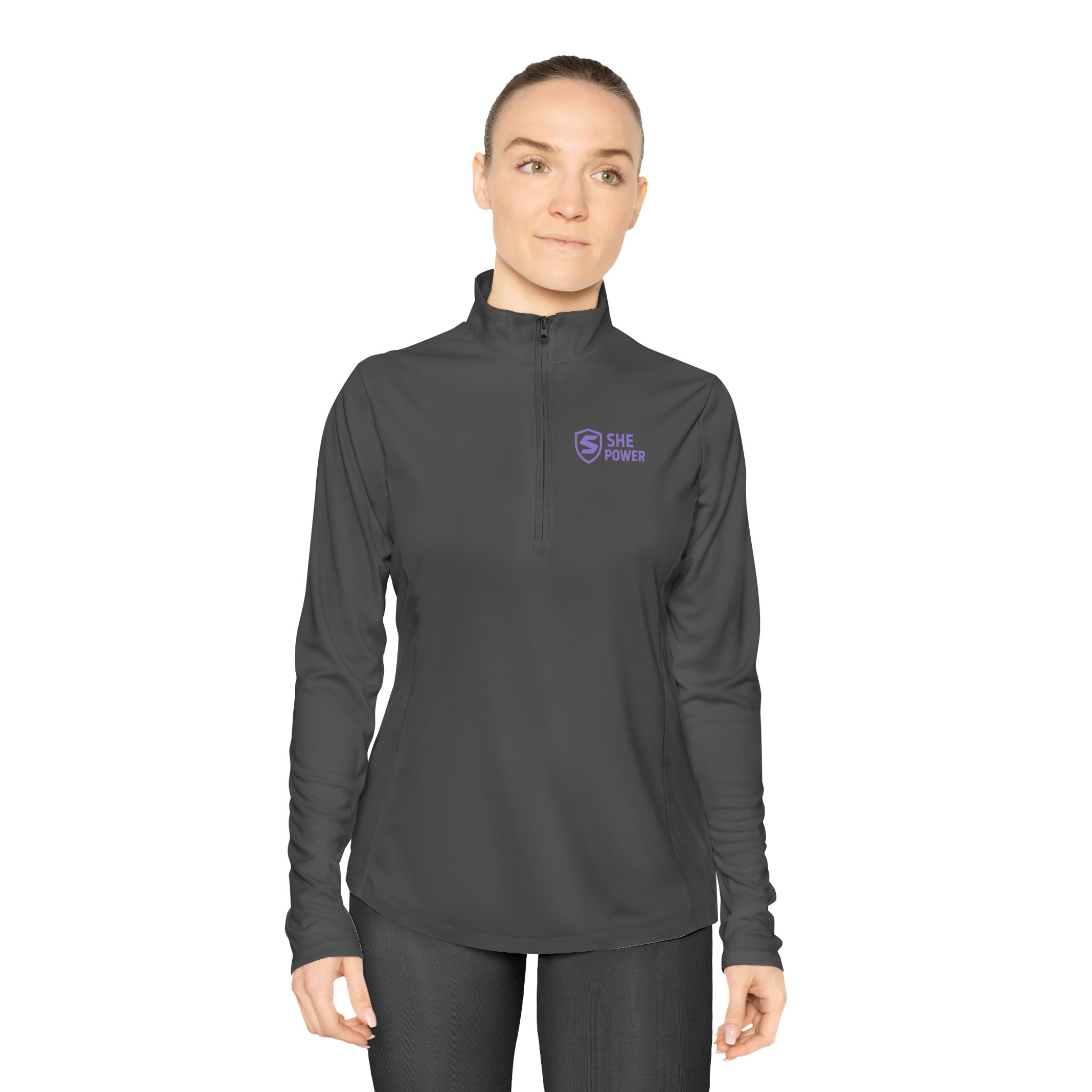 ShePower™ Ladies Quarter-Zip Pullover
