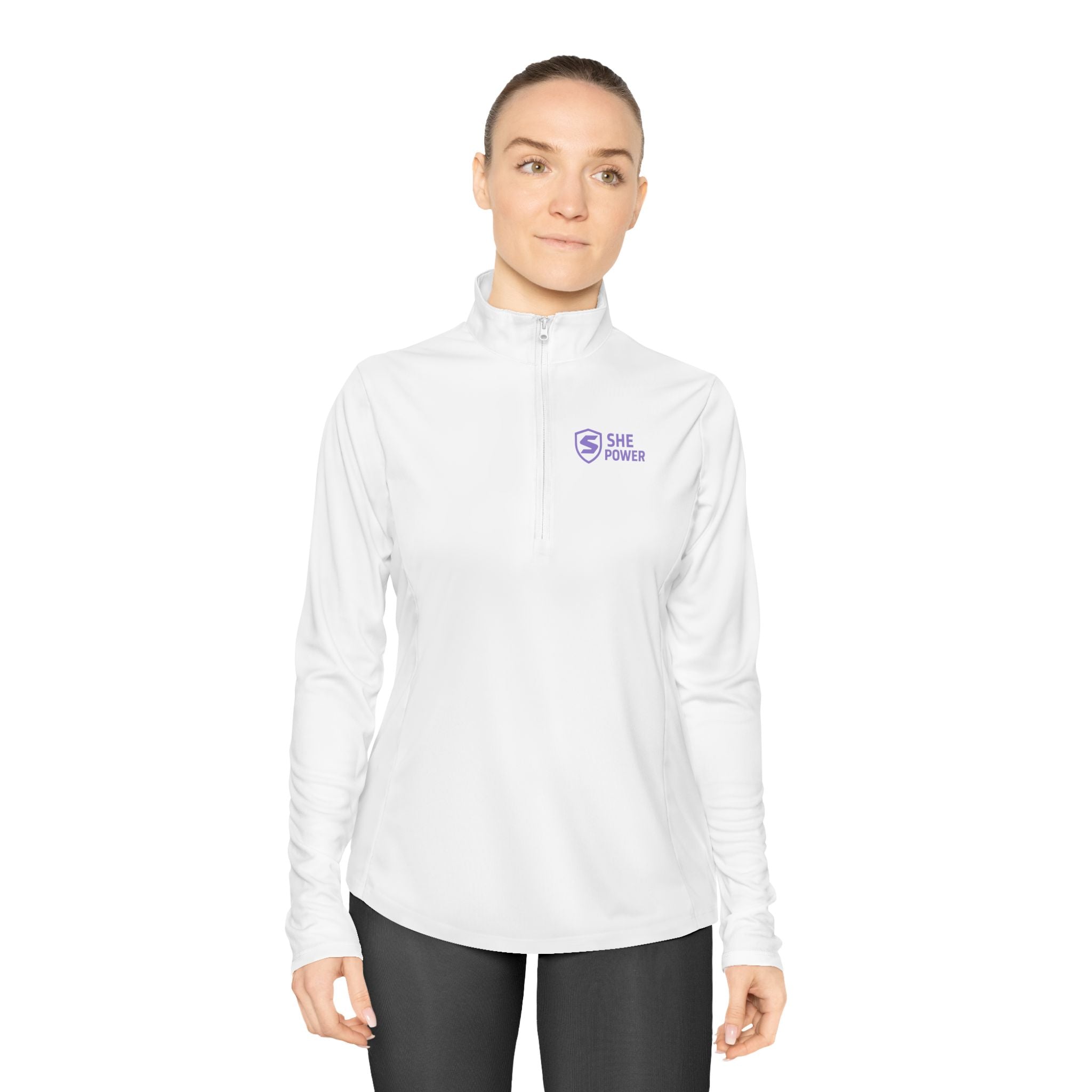 ShePower™ Ladies Quarter-Zip Pullover