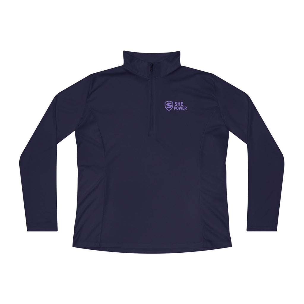 ShePower™ Ladies Quarter-Zip Pullover